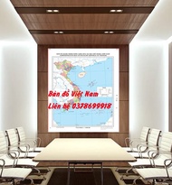 Bản Đồ Việt Nam Decal Dán Tường