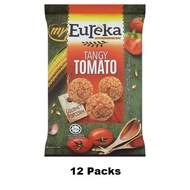 12 Packs Eureka Tangy Tomato Popcorn 80g Alluminium Pouch Pack HALAL