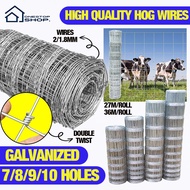 Electro Galvanized Hog Wire Animal cage Goat wire fence roll Cow Fence Pangbakod sa Farm fence hog w