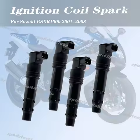 4 PCS Motorcycle Ignition Coil Spark Plug Cap For K2 K3 K5 K7 Suzuki GSXR1000 GSX-R 1000 2001-2008 2