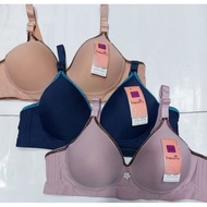 3pcs Bra AdultWanita 38/40/42/44/46/48/50 foam without wire Tiana bra without wire medium foam cup A