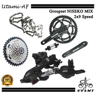 Groupset 2x9/10/11 Speed NISEKO MIX for Folding MTB Road Bike