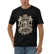Born In 1967 55 Years For 55Th Birthday Gift Cotton T-Shirt