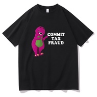 2025 waffle gift for friends Clothes Commit Tax Fraud Men Graphic Tshirt Rugged Outdoor Collection M
