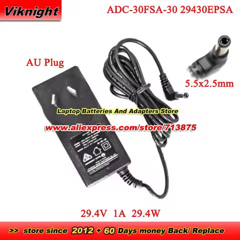 AU Plug ADC-30FSA-30 29430EPSA AC Adapter EAY64470403 29.4V 1A Charger for CORD ZERO STICK VACUUM A9