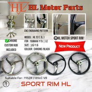 S3 CUSTOM HUB SPORT RIM HL Y15,Y16,125Z,LCV8 PNP CNC S3
