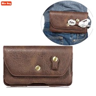 ▣✢ Universal Leather Holster Belt Clip Pouch Mobile Phone Bag For Samsung A21S A31 A41 A51 M11 A11 M01 A01 Case Men Waist Bag Purse