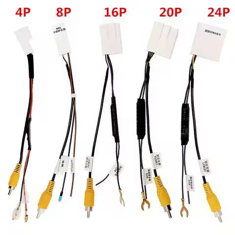 4pin 8Pin 16Pin 20Pin 24Pin For Toyota Original Factory Auto Camera Video Output Car Reverse Camera 