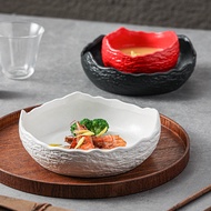 Japanese Style High-End Dessert Bowl Creative Salad Bowl Exquisite Yogurt Bowl Creative Cold Vegetab