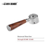 MHW-3BOMBER Delonghi Portafilter ก้านชงกาแฟ Bottomless/Double spouts ขนาด 51 mm