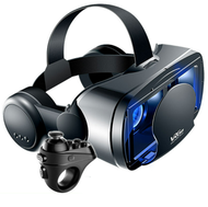 全城熱賣 - VR大耳機3D 眼鏡(大耳機藍光版+迷你手柄R1)