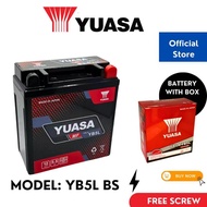 YUASA YB5L YB5 BATTERY MOTORCYCLE LC135 V1 EGO NOUVO KRISS EX5 DREAM E BONUS SRL110 SMASH WAVE NGK R