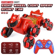 JC015 4WD Remote Control 2.4G Eight Wheel Light Spray Stunt Car