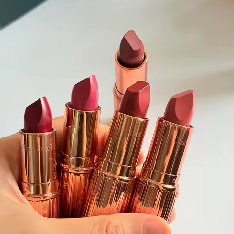CT Matte Lipstick Pillow Talk for Women Satin Rich Matte Finish Long-lasting Non-fading Concealer Bl
