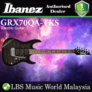 Ibanez Gio GRX70QA-TKS Solid Body Basswood Electric Guitar Transparent Black Sunburst (GRX70QA)