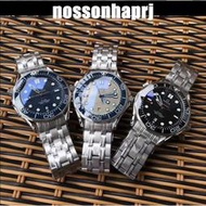 Omega歐米茄海馬系類 男士腕錶 機械錶 水鬼 時尚百搭 歐米茄手錶 瑞士機械錶 商務錶 藍色黑色白色灰色