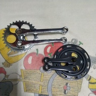 Crankset Basikal Chain Wheel Multi Size [28T/32T] Jenis Paku