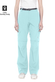 LittleDonkeyAndy Women S Elastic Waterproof Convertible Pants Zipper Quick Dry Cargo Pants
