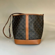 CELINE  老花凱旋門水桶包 中號