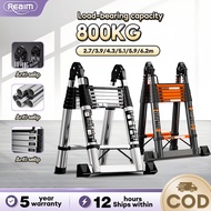 Telescopic Ladder Foldable Aluminum Heavy Duty Portable Ladder Max 8.2m Tangga Lipat Double Sided人字梯