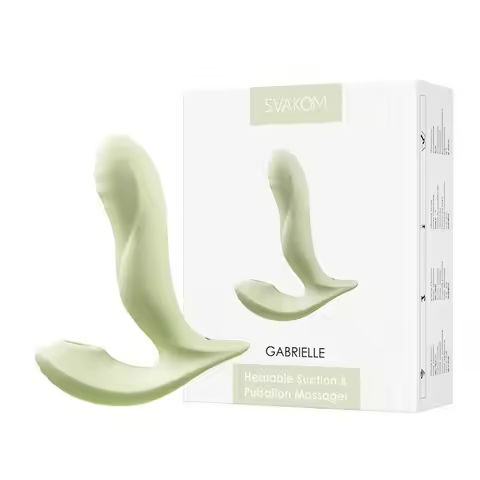 svakom Gabrielle WomenRetractable Sucking Wearable Vibrator ClitorisGPoint Climax Immediate Orgasm M