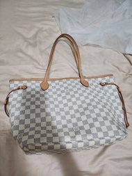 LV手袋 neverfull黑白格