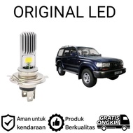 AM 2pcs H4 COB LED Headlights for Toyota Land Cruiser HDJ80