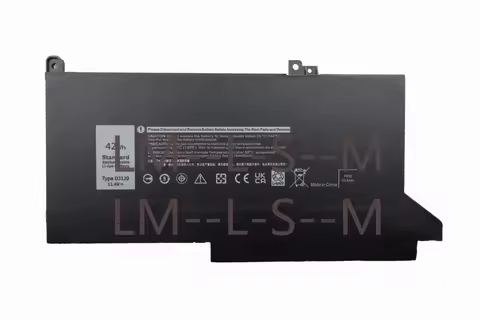 DJ1J0 Laptop Battery for Dell Latitude 12 7280 7290 13 7380 7390 14 7480 7490 Y