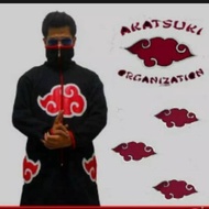Akatsuki anime robe non hoodie/collar