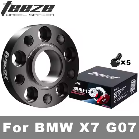 Teeze For BMW X7 G07 PCD 5X112 CB 66.6 M14x1.25 Forged 7075-T6 Aluminum Black Wheel Spacers Hub Adap
