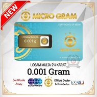 Baby Gold 0.001gr Mini Gold / Emas Logam Mulia Bersertifikat Resmi