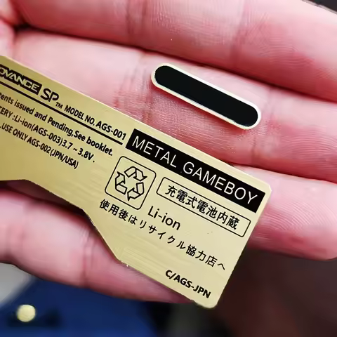 Gbasp straight high gloss ordinary gloss original shell universal metal nameplate copper plate back 