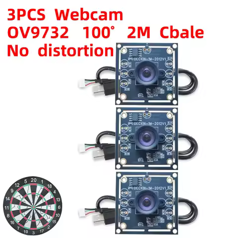 1MP OV9732 HD 720P 100-stopniowy moduł kamery USB do systemu punktacji Autodarts i bankomatu