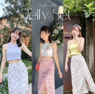 Muffin Skrit : Jelly set🍊🍇  กระโปรงสไตล์เกาหลี  l muffincup.store