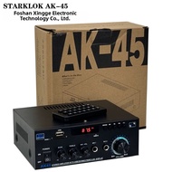 Multifunctional Bluetooth Amplifier Machine Small Home Use Karaoke Amplifier HIFi Starklok AK45 Mode