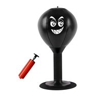 Desktop Punching Bag with Suction Cup Heavy Duty Stress Relief Boxing Speed Ball Kids Adults Reactio