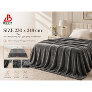 BCOM 4-SEASON VELVET BLANKET LARGE SIZE 2M3*2M5 - Super quality, super luxurious, soft and thin
