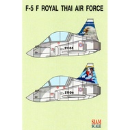DECAL (Water DECAL) Siam Scale Q-PLANE F-5F ROYAL THAI AIR FORCE For FREEDOM COMPACT SERIES