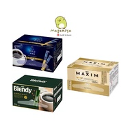 AGF MAXIM Luxury Coffee Special Blend Cafe Latte Stick Instant Blue Box Black No Sugar Added
