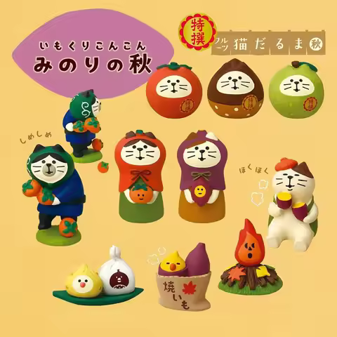 ZAKKA Autumn Harvest Fruit Ornament Persimmon Sweet Potato Pumpkin Micro Scene Decole Resin Craft Sm