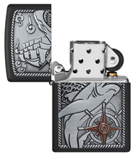 Zippo - 48120 船．鯊魚 ship Shark Emblem Design Lighter | ZIPPO 指定授權經銷商 |美國製造 | 收藏