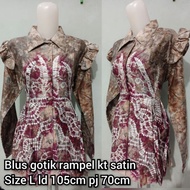 Gothic ruffle blouse