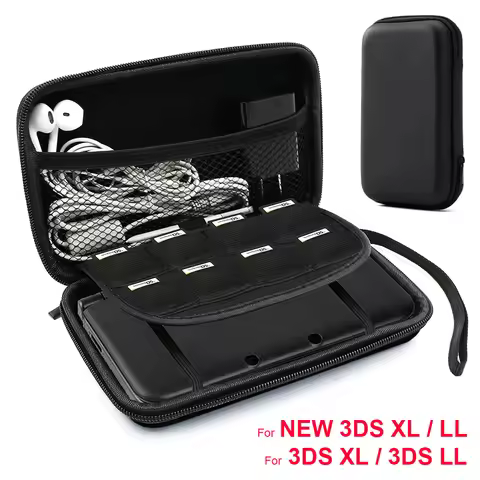 Carrying Pouch Case for NEW3DS XL, NEW3DS LL, 3DS XL, and 3DS LL Console Storage Bag