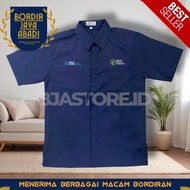 KEMEJA BUMN Agrinas Food Nusantara K1 Navy Shirt