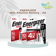 ENERGIZER Max Alkaline Battery E91BP2-AA - 2Pcs & E91BP4-AA - 4Pcs