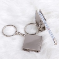 GANTUNGAN Mini Meter Keychain 80 cm Mini Meter/ 80cm Measuring Tool/ Plus Stainless Steel Keychain 8