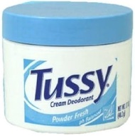 Tussy Cream Powder Fresh Deodorant Gos on Smooth and Dry and Is Specially Formulated to Give You Gen