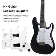 Multi Colour HH Guitar Pickguard Electric Guitar Pickguard and Black Two Humbucker Loaded Prewired S