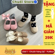 [READY QC STANDARD] Ballet shoes TYPE 1, cute babie round toe, gentle style, mixed with pretty cloth