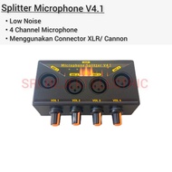 Paralel Input Mic 4 Channel Jack Canon XLR